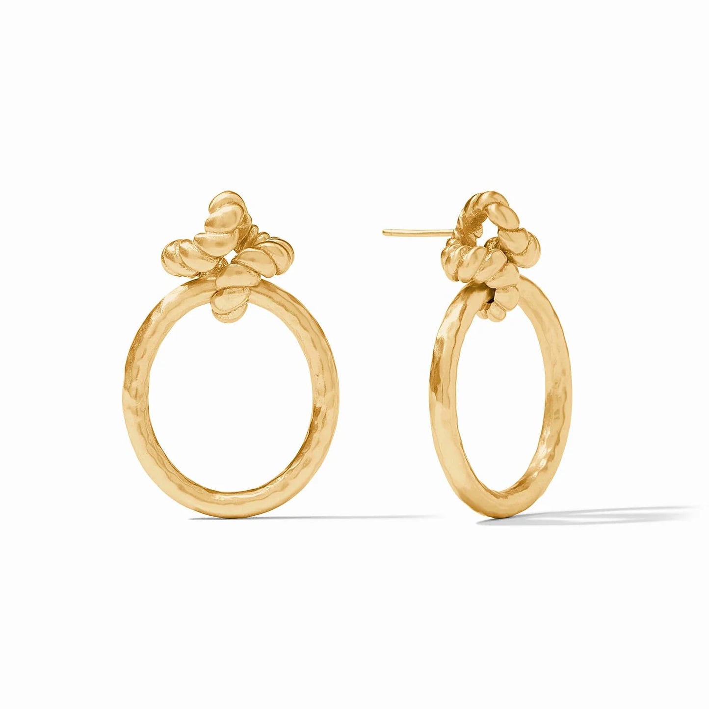 Nassau Doorknocker Earring Gold