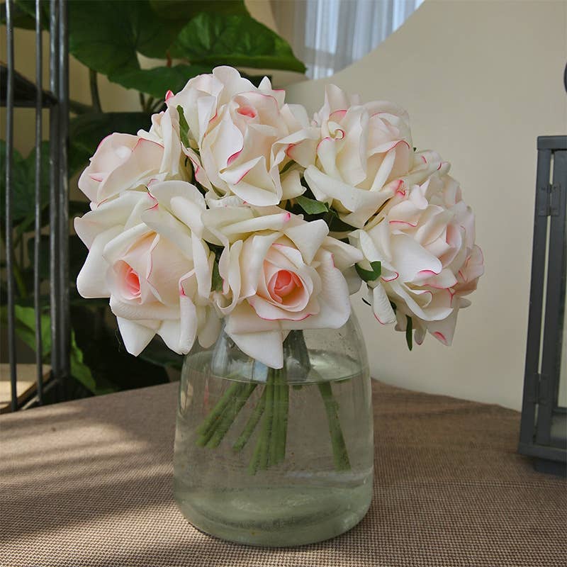 Real Touch Pack of 5 Large bloom Rose