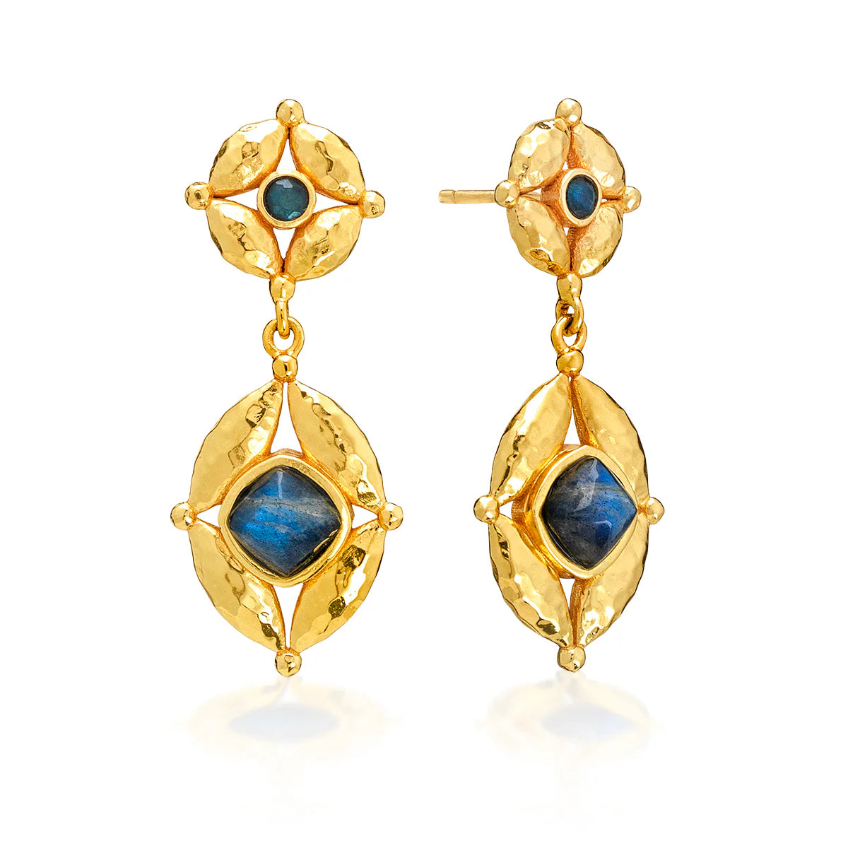 Mystic Eye Post Drop Earrings