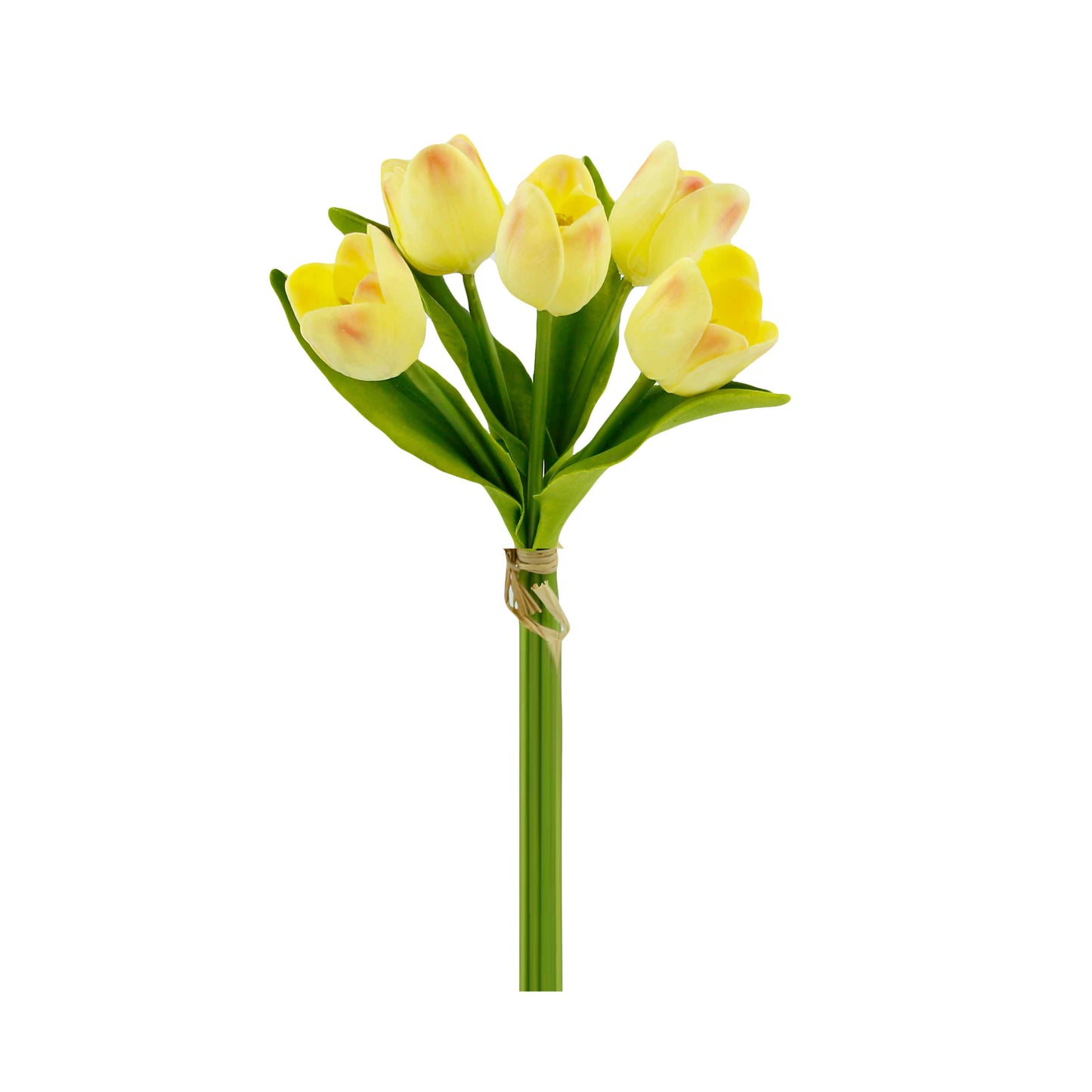 Pack of 5-stems Real Touch medium open tulip