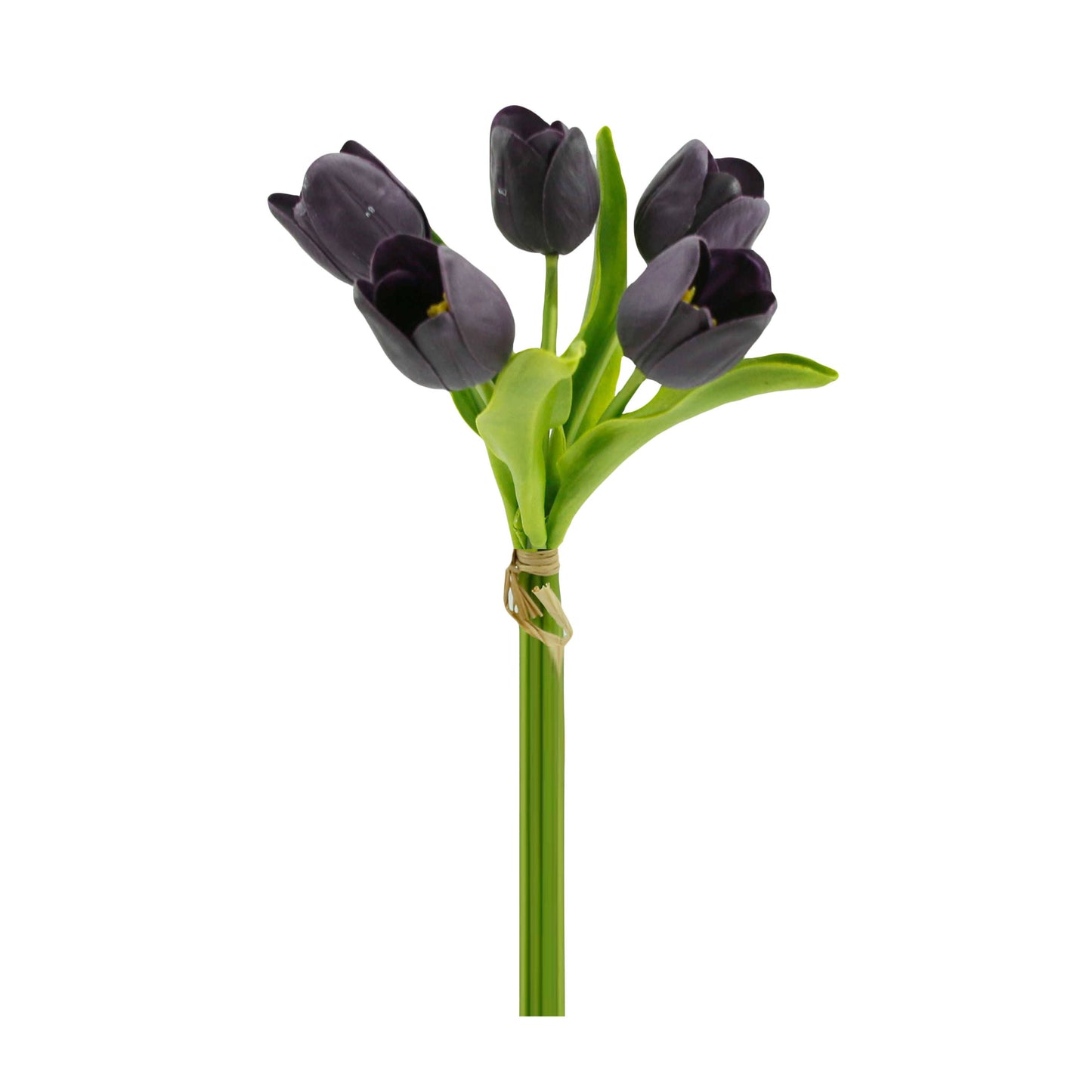 Pack of 5-stems Real Touch medium open tulip