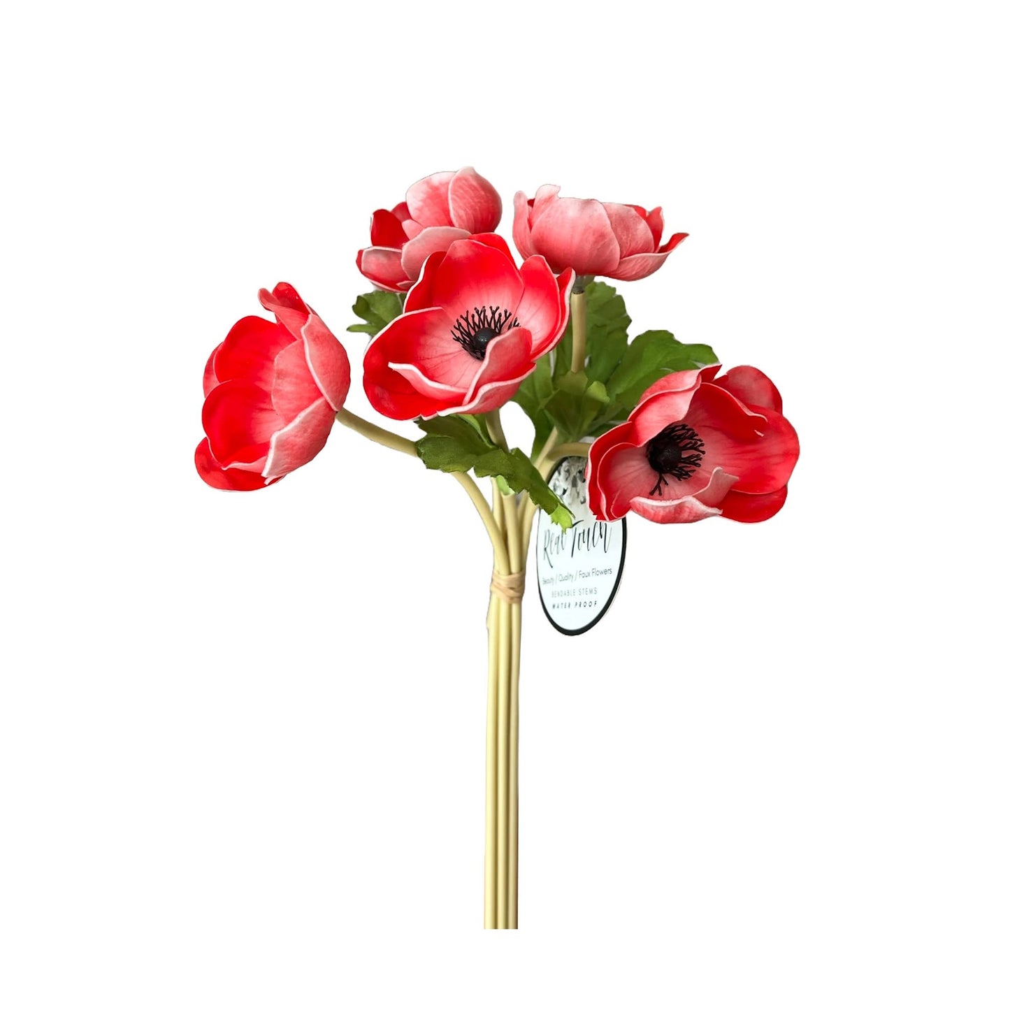 12"Real Touch Anemone-5 Stem