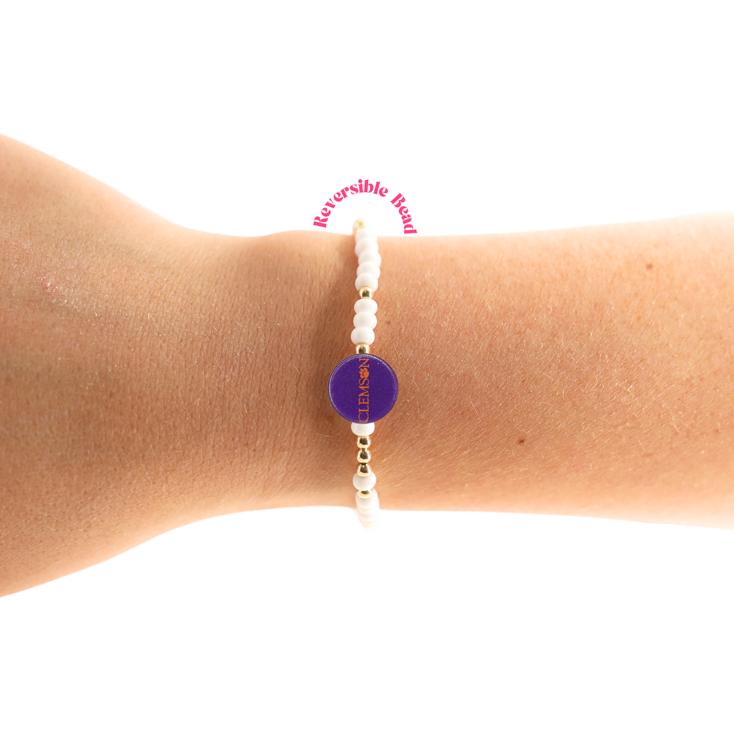 Clemson/Tigers Logo Bracelet