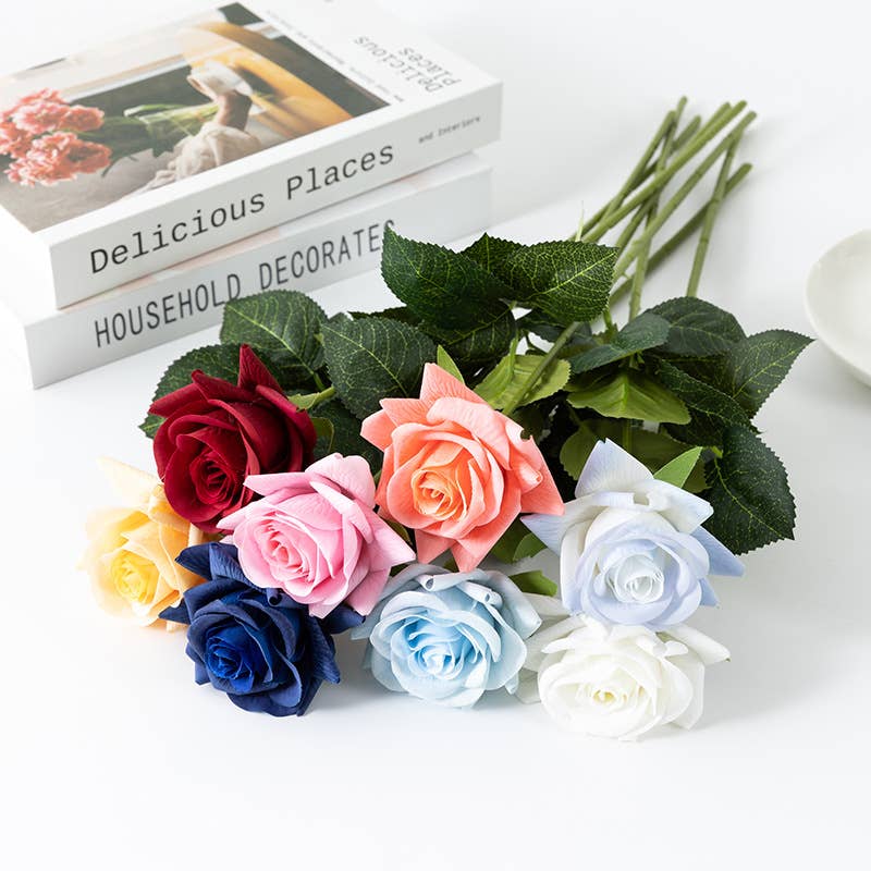 17"Medium bloom rose stem-Moisturized Coating Fresh-Cut Fee