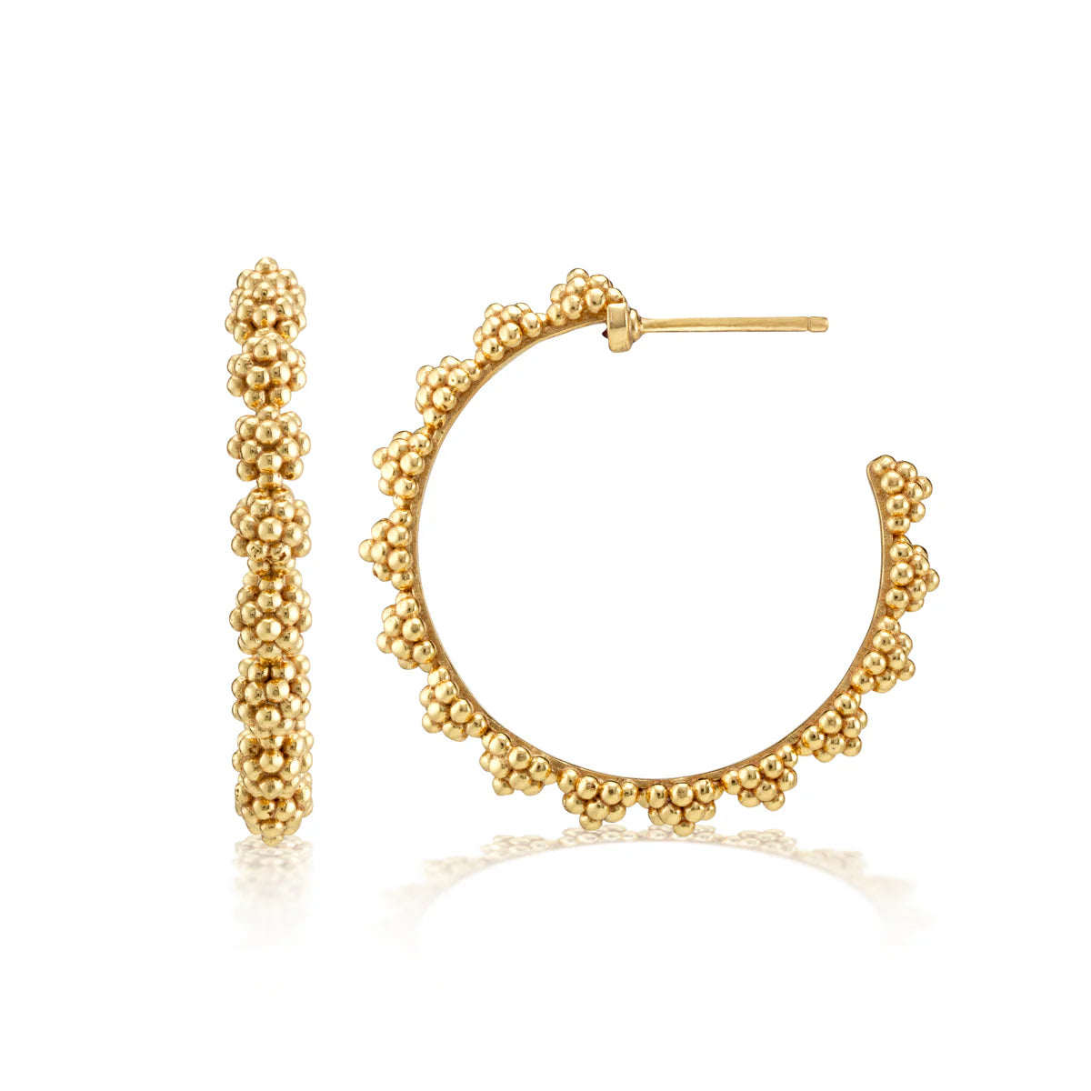 Berry Icon Medium Hoops
