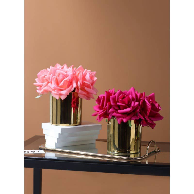 Real Touch Pack of 5 Large bloom Rose