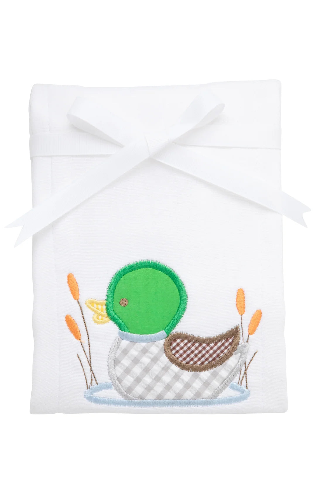 Mallard Applique Burp Cloth