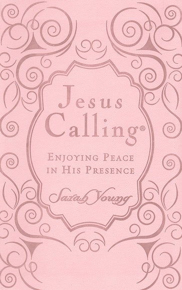 Jesus Calling Pink Leather Cover