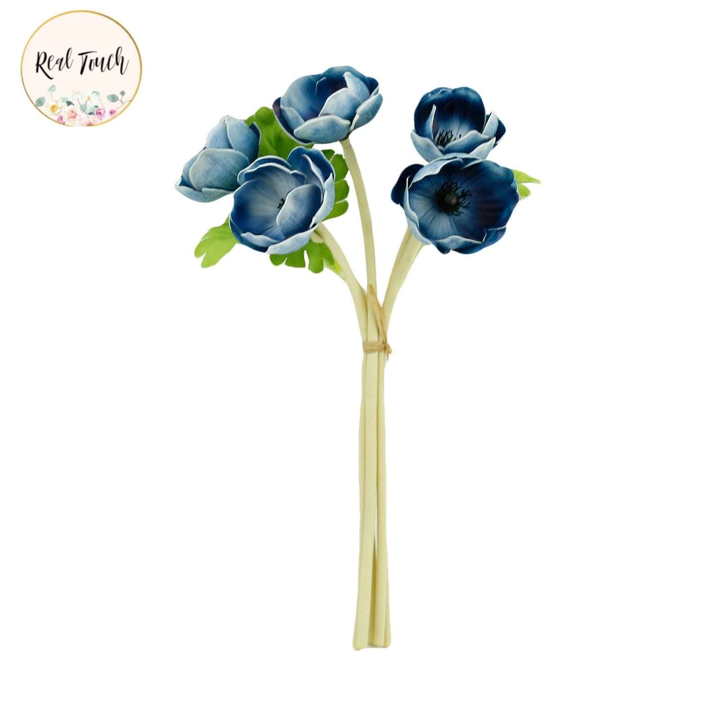 12"Real Touch Anemone-5 Stem