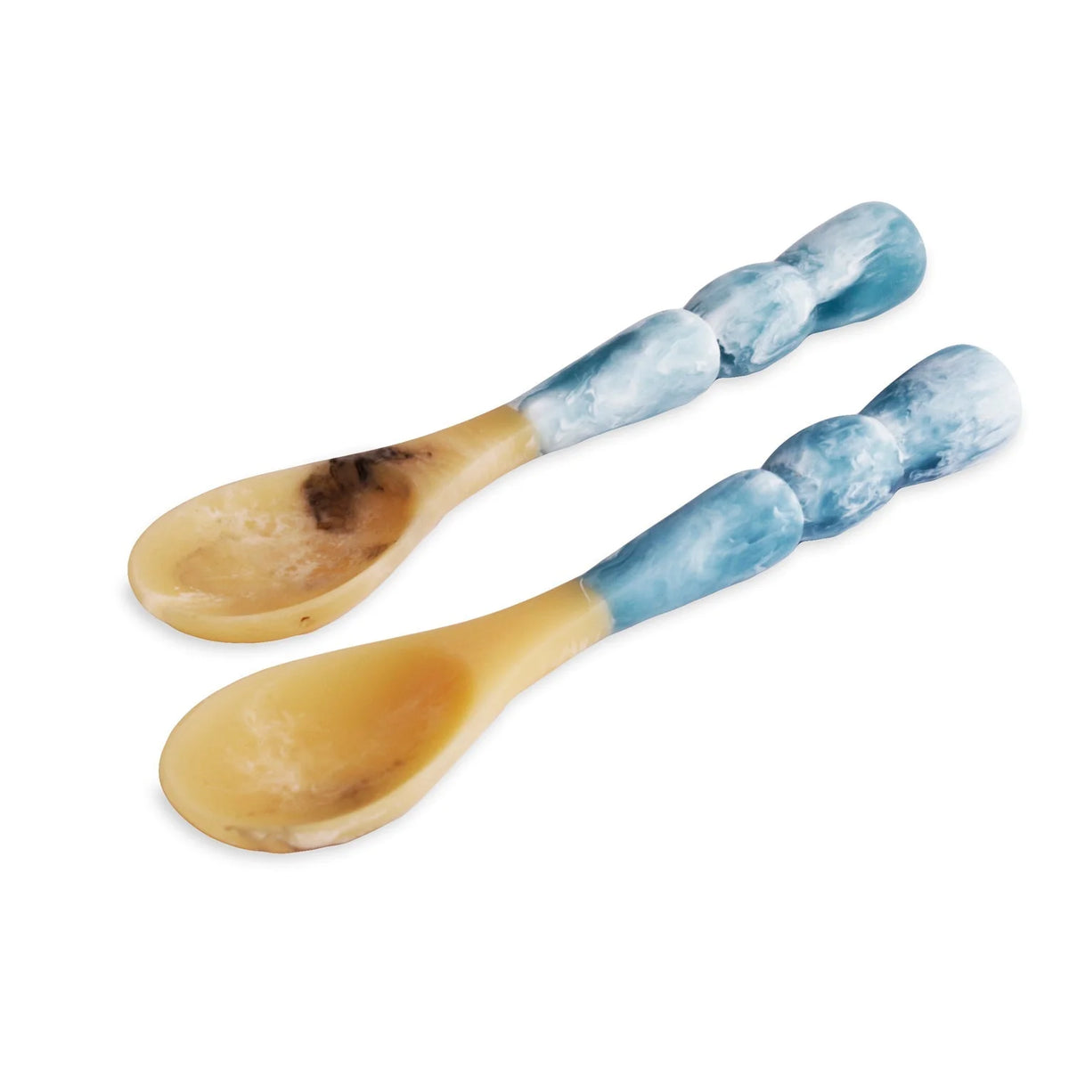 RESIN Amelia Salad Servers | Aqua