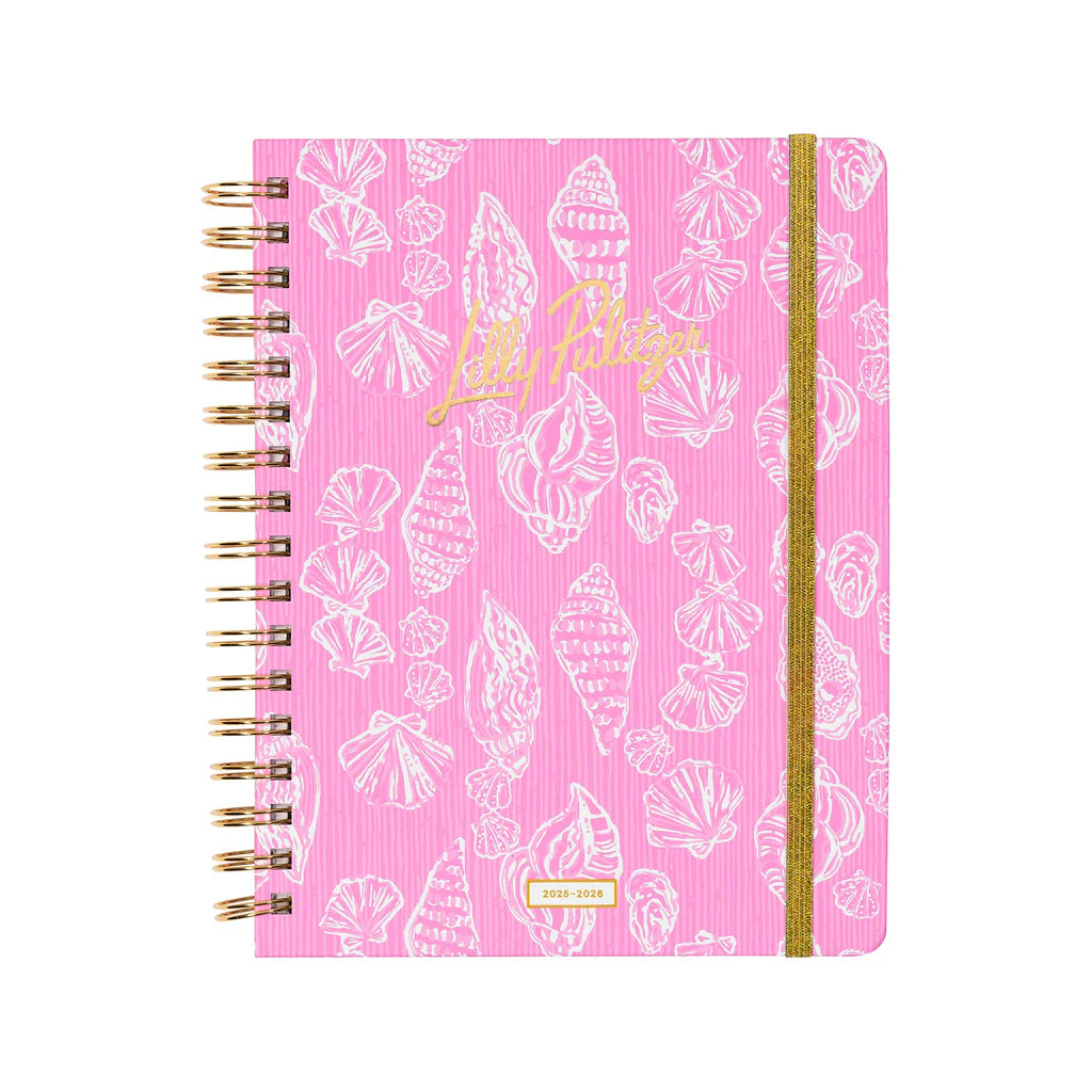 Rousseau Pink Cute as Shell 17 Month Agenda