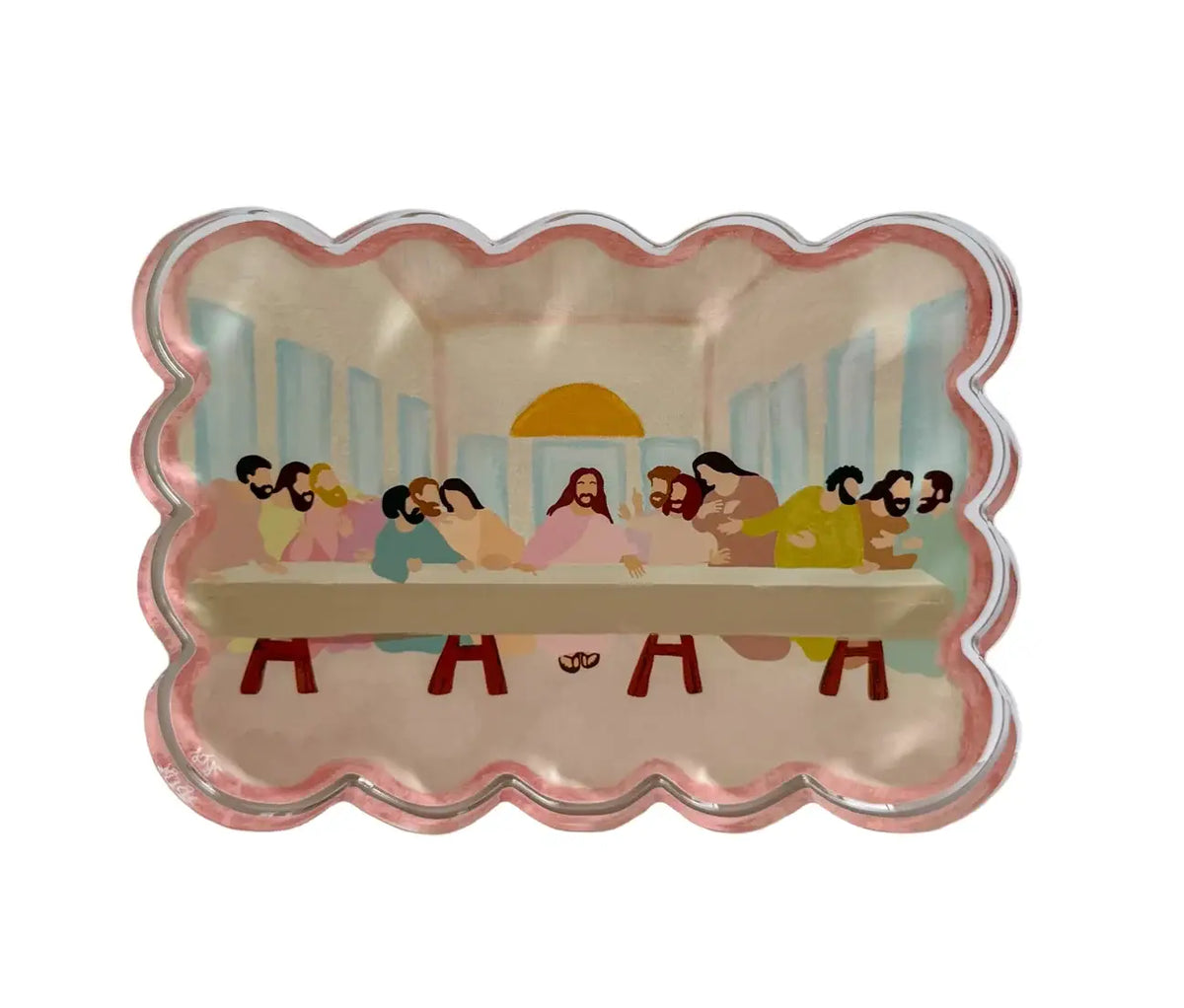 At His Table Acrylic Block
