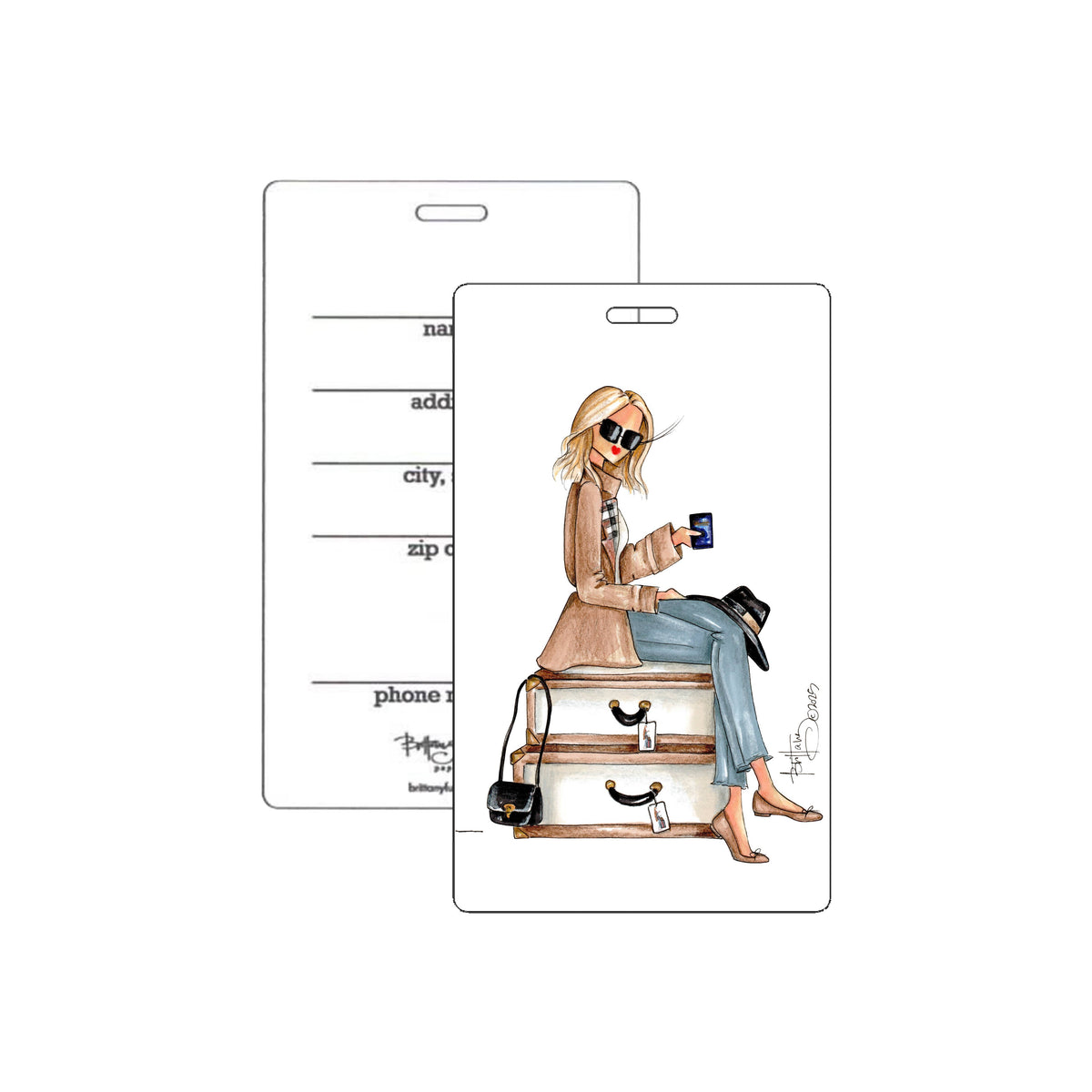 "Heathrow" Luggage Tag