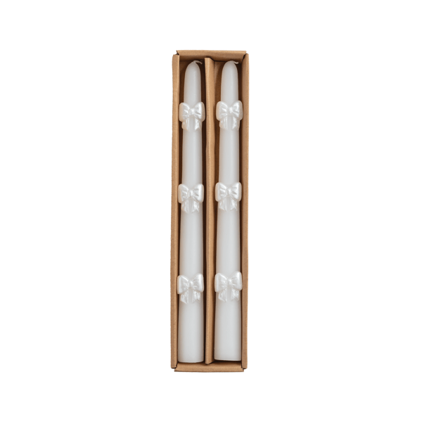 Bow Candle Taper Set | Mud Pie