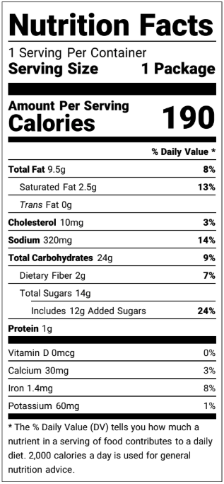 Asheville Mix Poppy Snack Bag