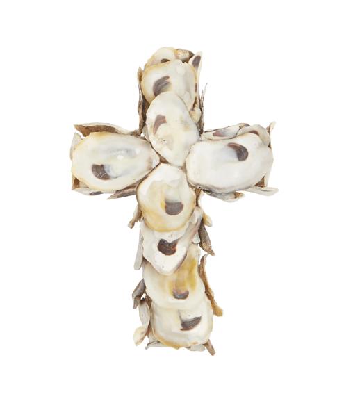Small Oyster Shell Cross