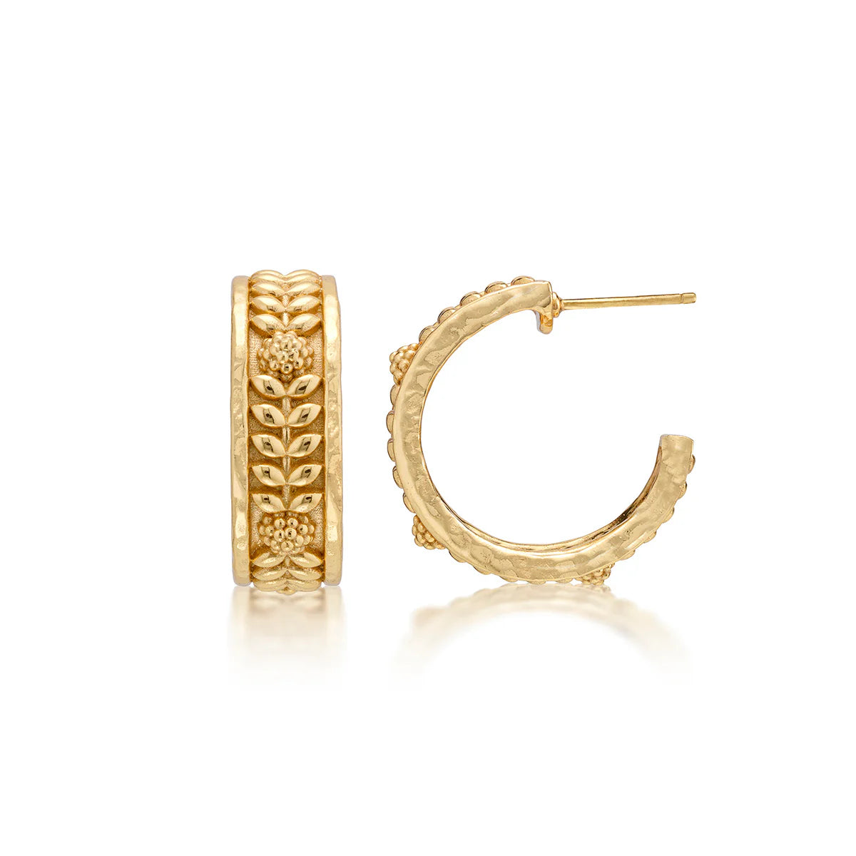Berry Vine Small Hoop Earrings