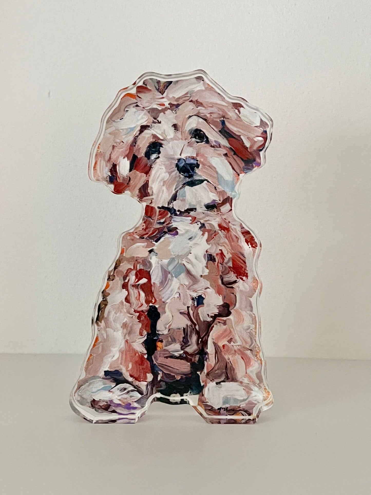 Maltipoo Apricot Acrylic Shelfie
