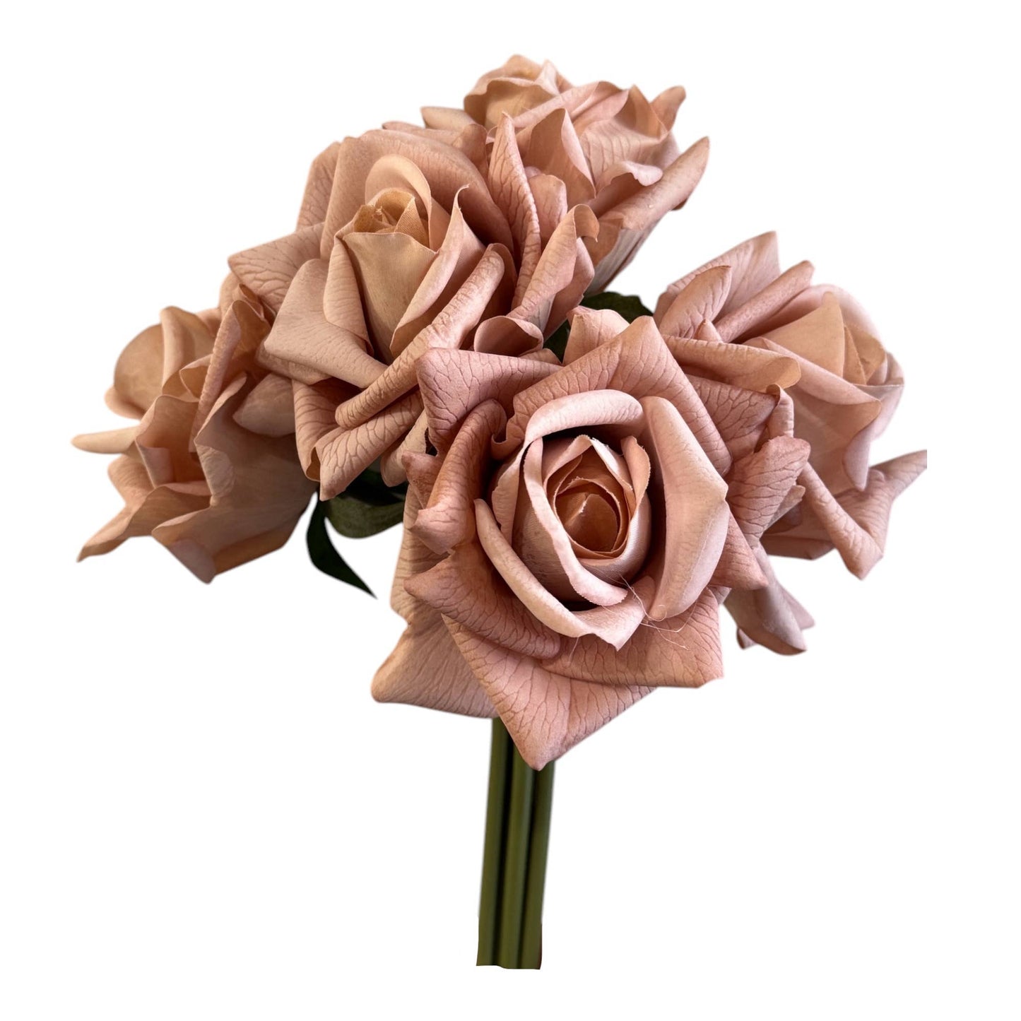 Real Touch Pack of 5 Large bloom Rose
