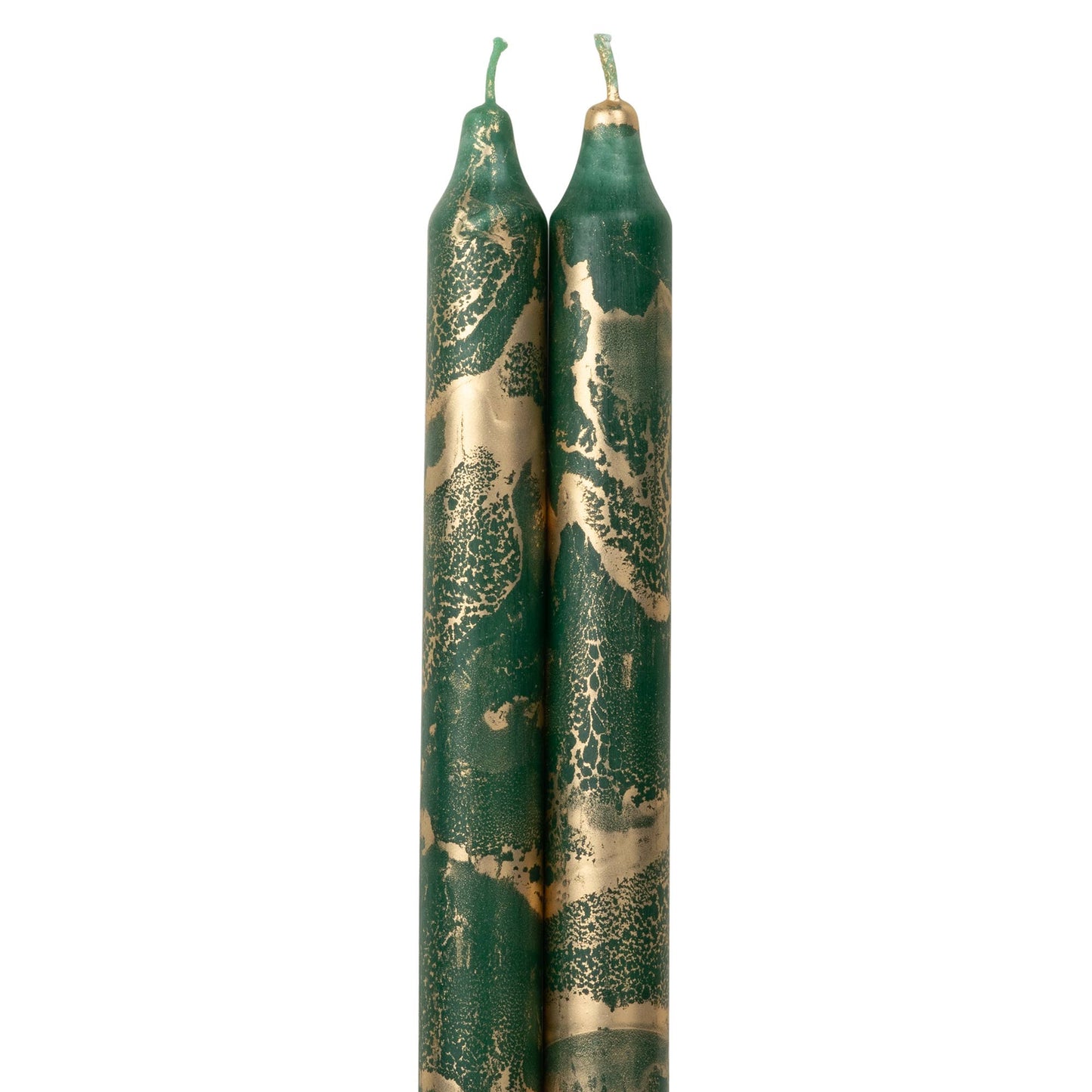 12" Decorative Taper 2pk with Gold