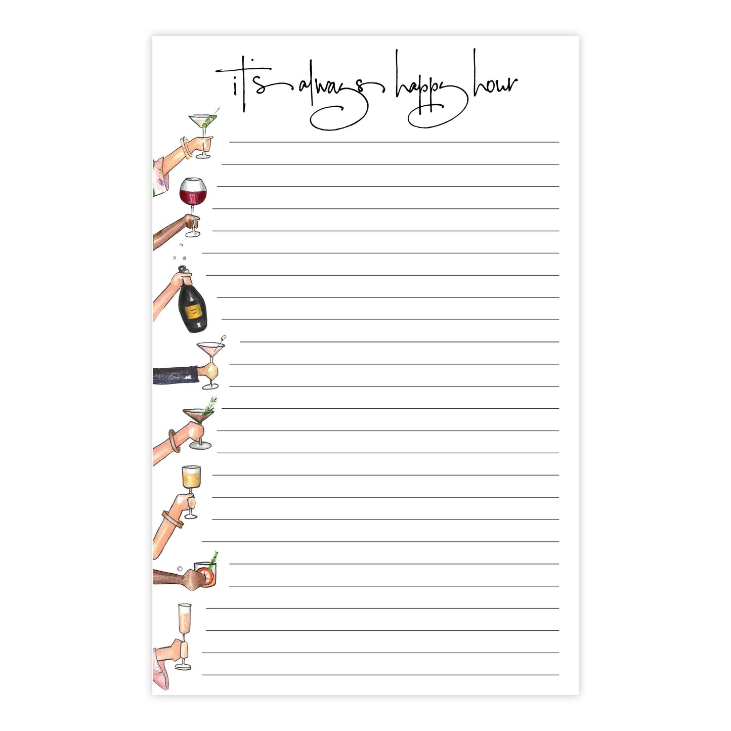 "Happy Hour" Notepad