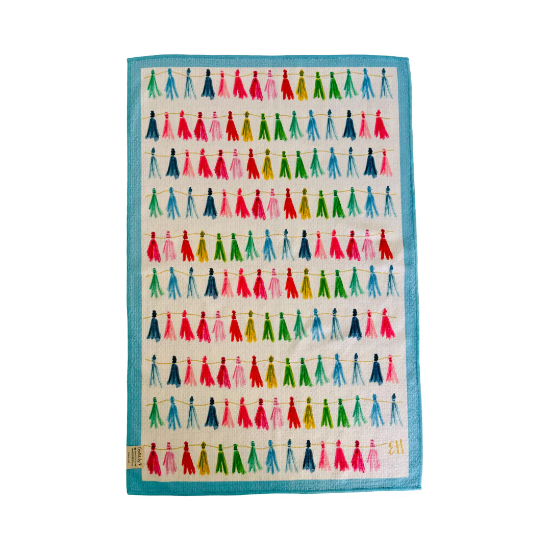 Tasslin' Tea Towel