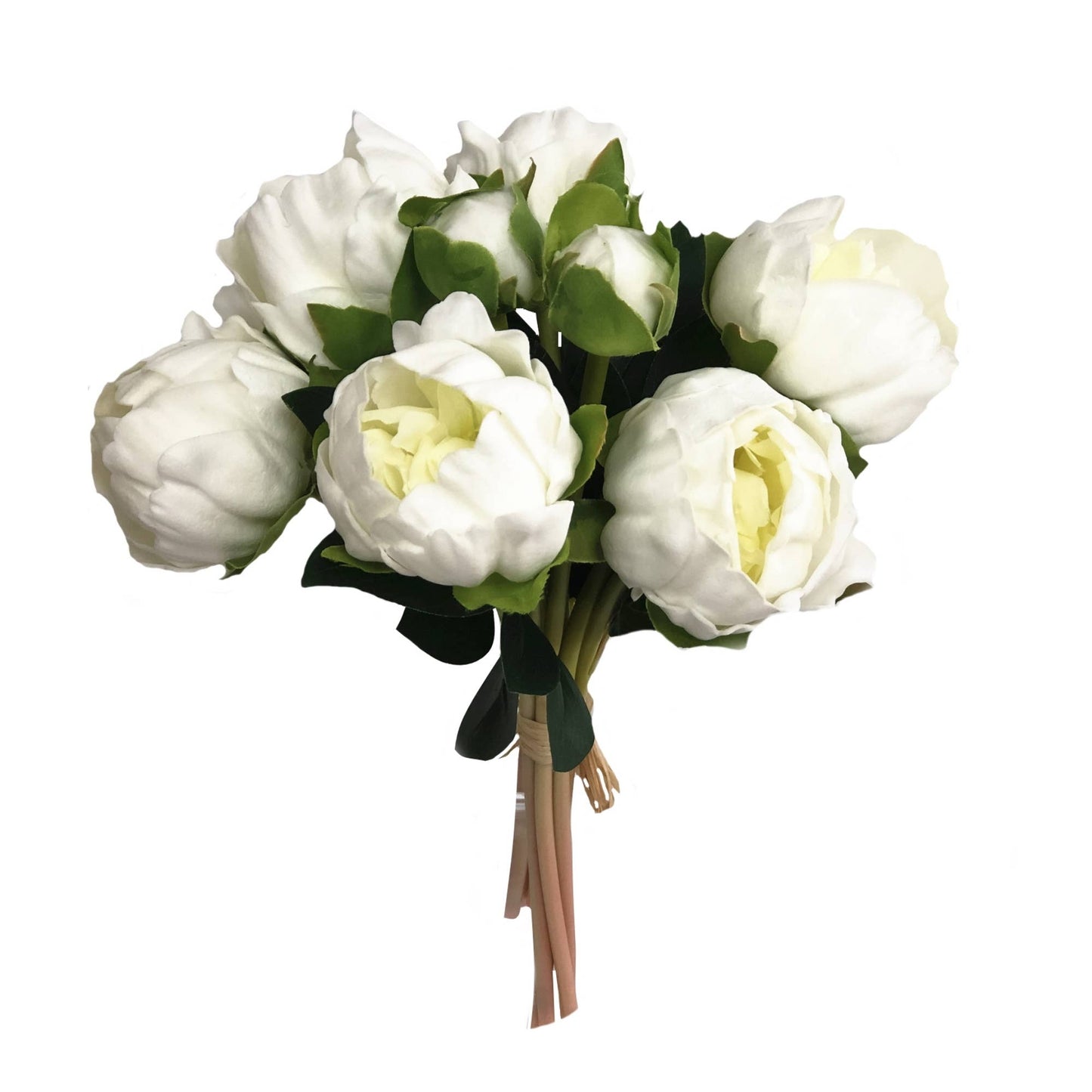 10.5" Real touch artificial Peony bundle-8 Flowers and buds