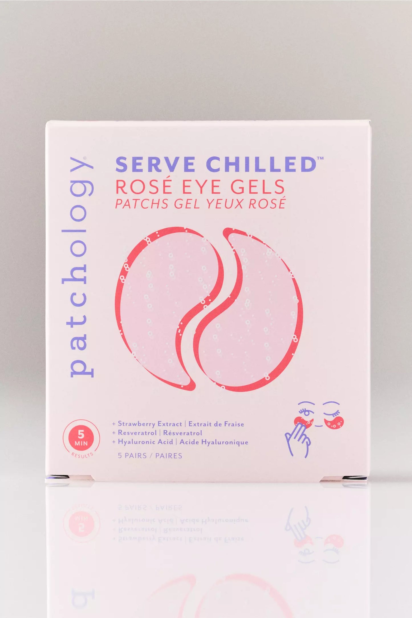 Rose Eye Gels - Served Chilled