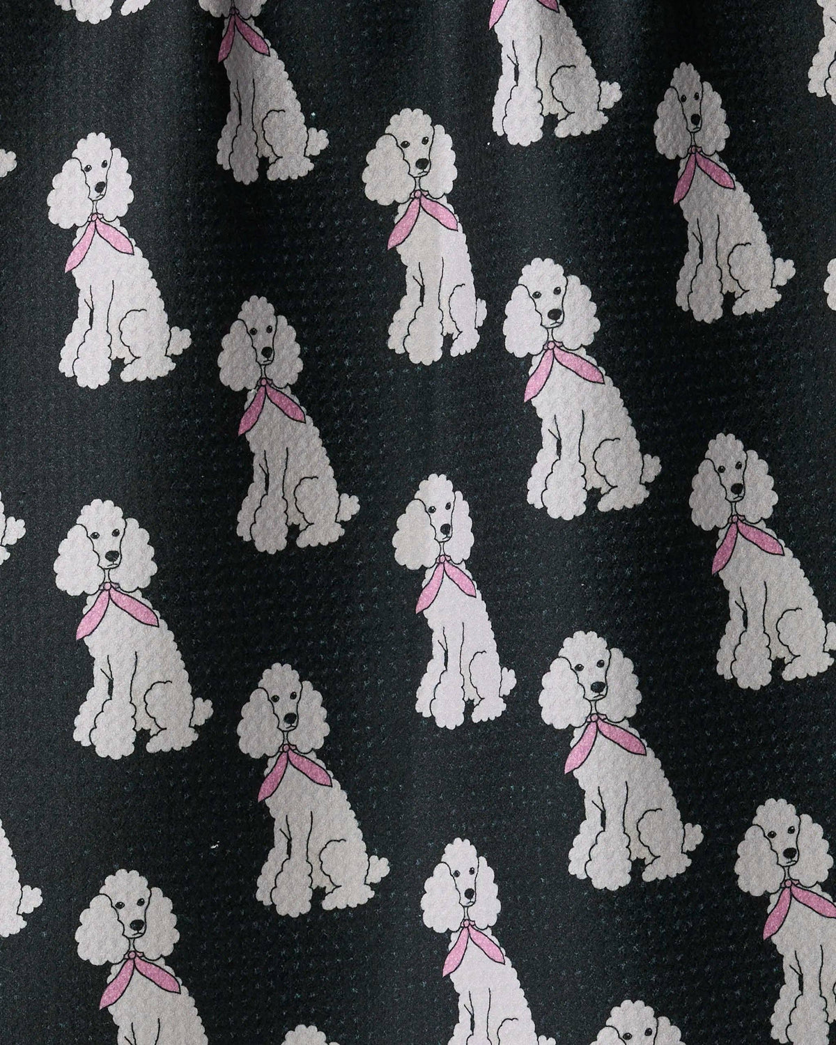 Poodle Parade Tea Towel