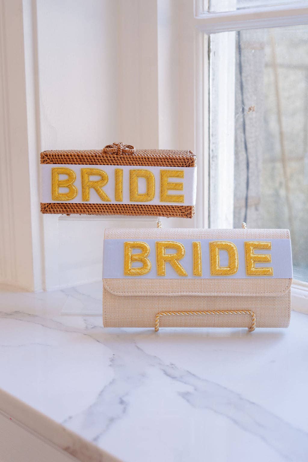 Straw Avery - Embroidered Applique - BRIDE- WS