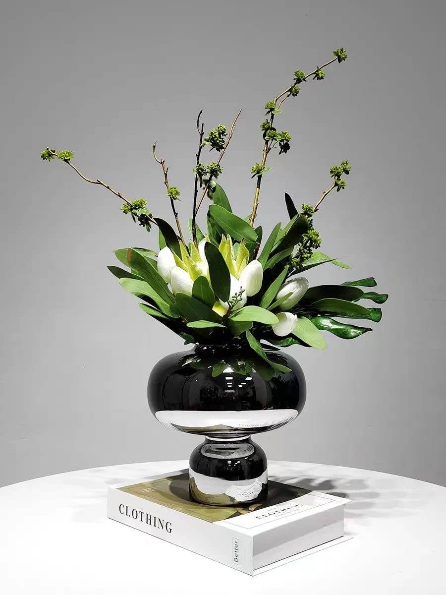 1 Dozen Real Touch Tulip Bud bouquet-10.5"