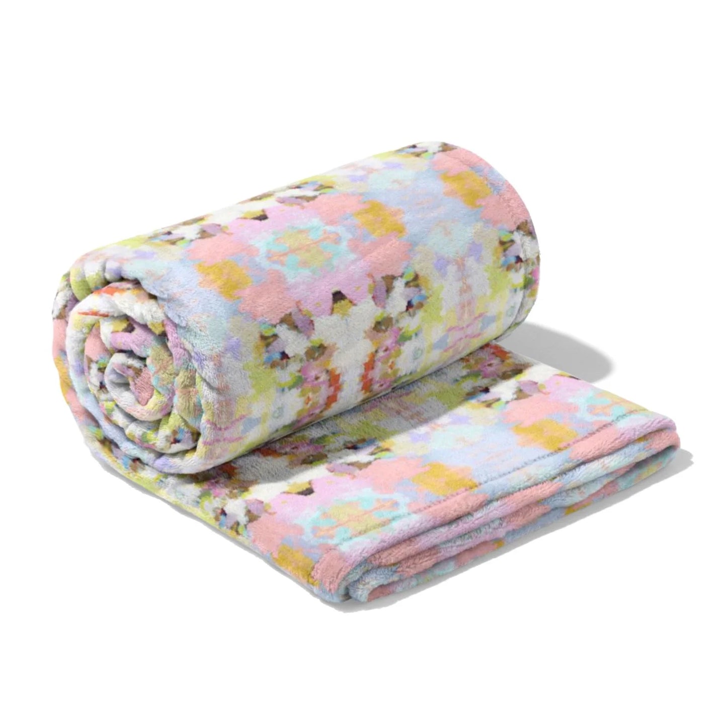 Pink Brooks Avenue Fleece Blanket