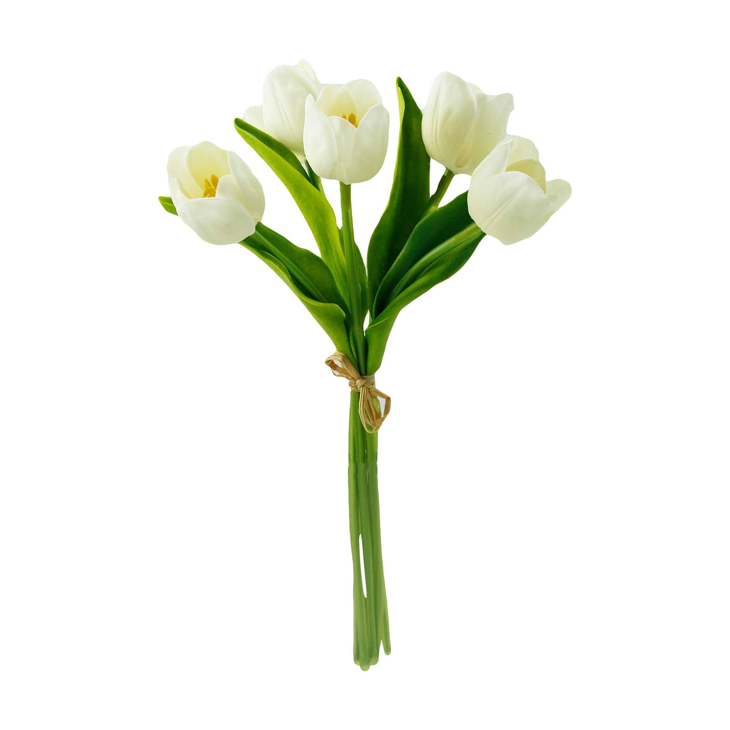 Pack of 5-stems Real Touch medium open tulip