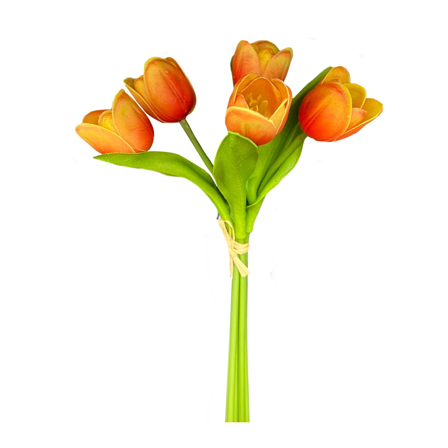 Pack of 5-stems Real Touch medium open tulip
