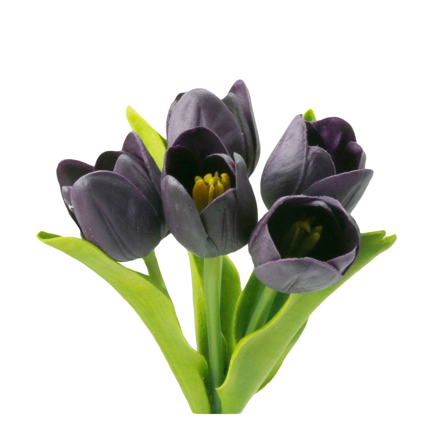 Pack of 5-stems Real Touch medium open tulip