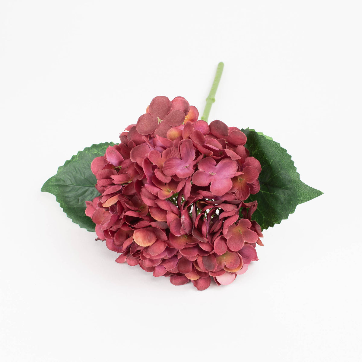 Hydrangea Pick Apple Red 13 Inch