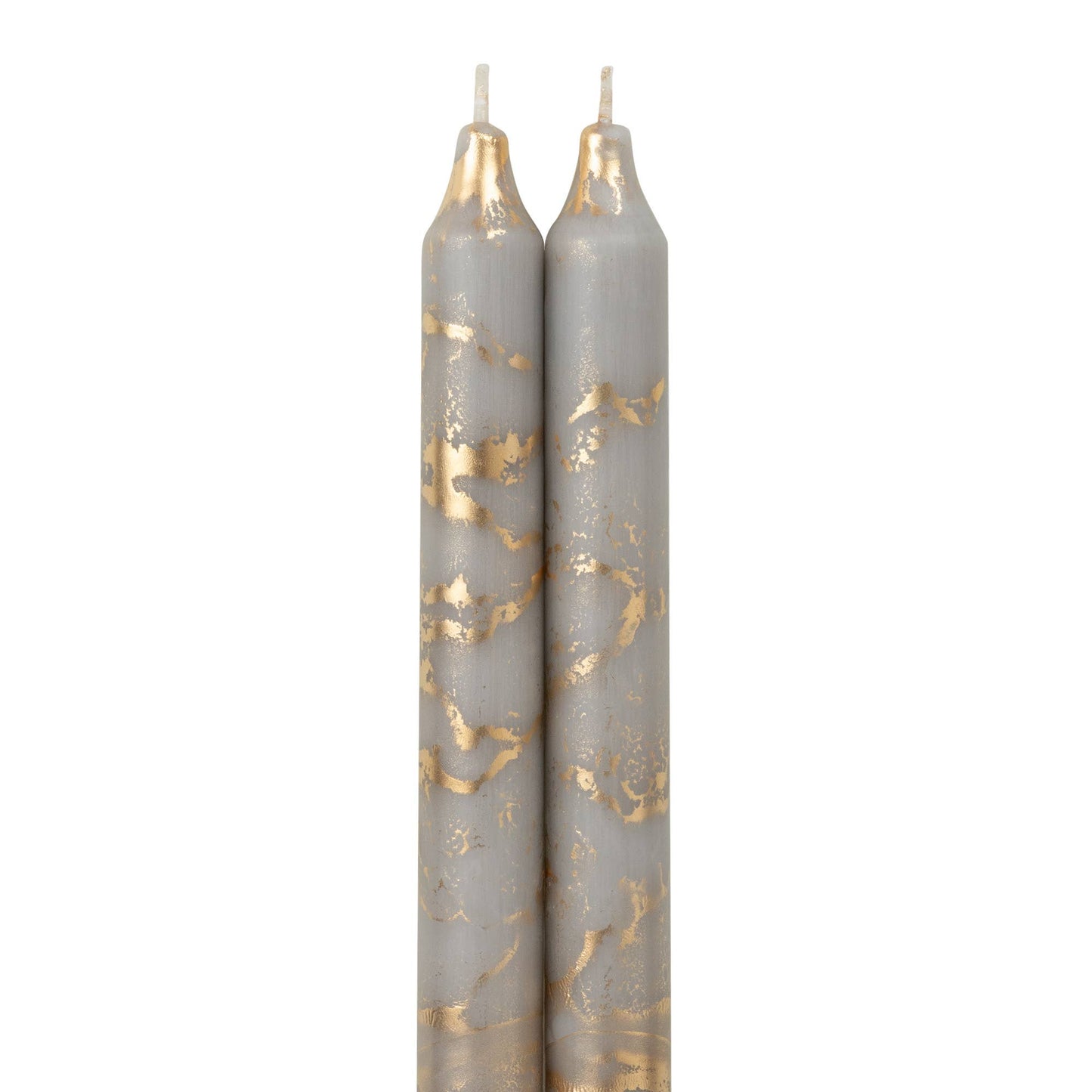 12" Decorative Taper 2pk with Gold
