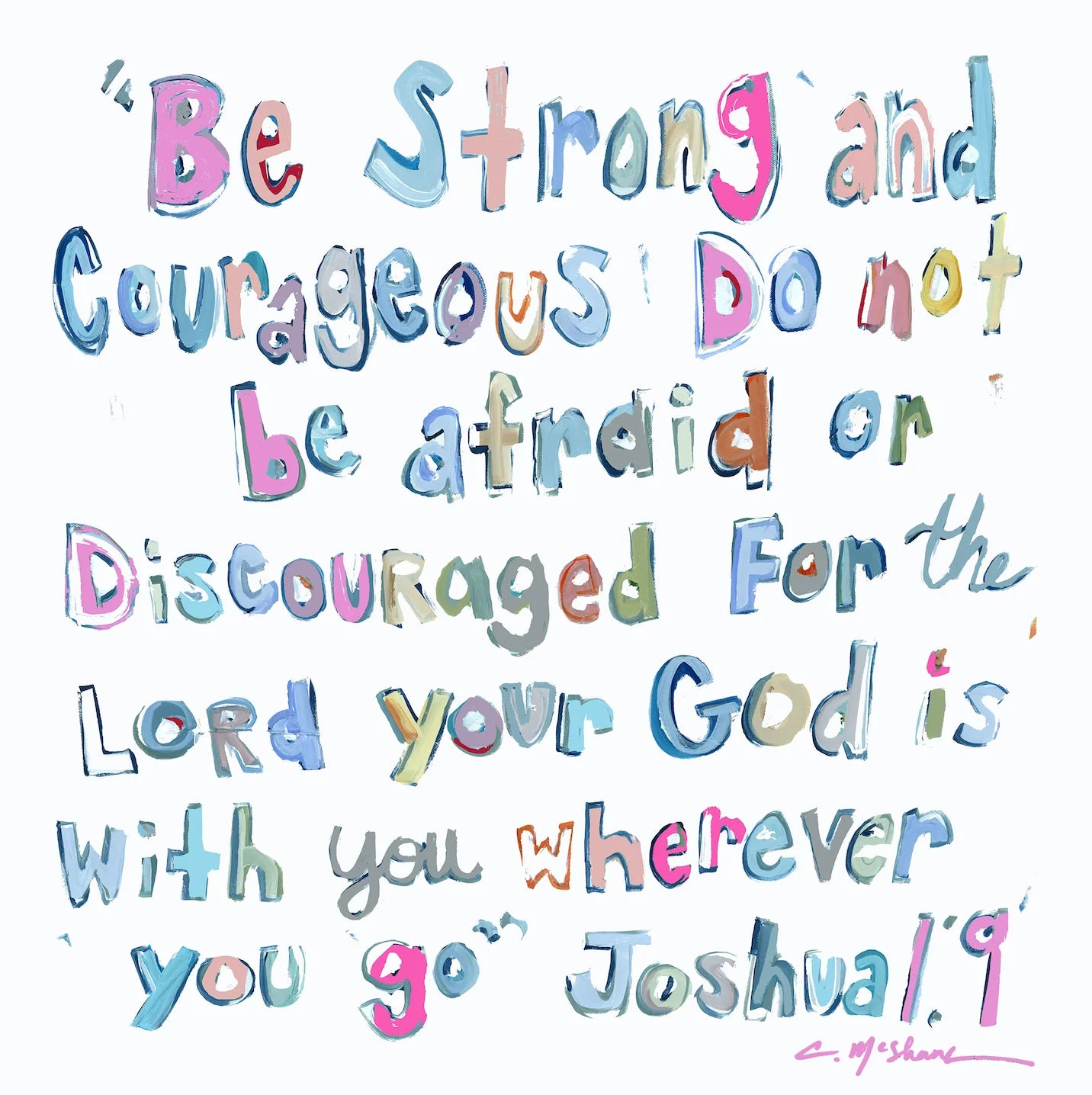 Joshua Acrylic Block | Chelsea McShane
