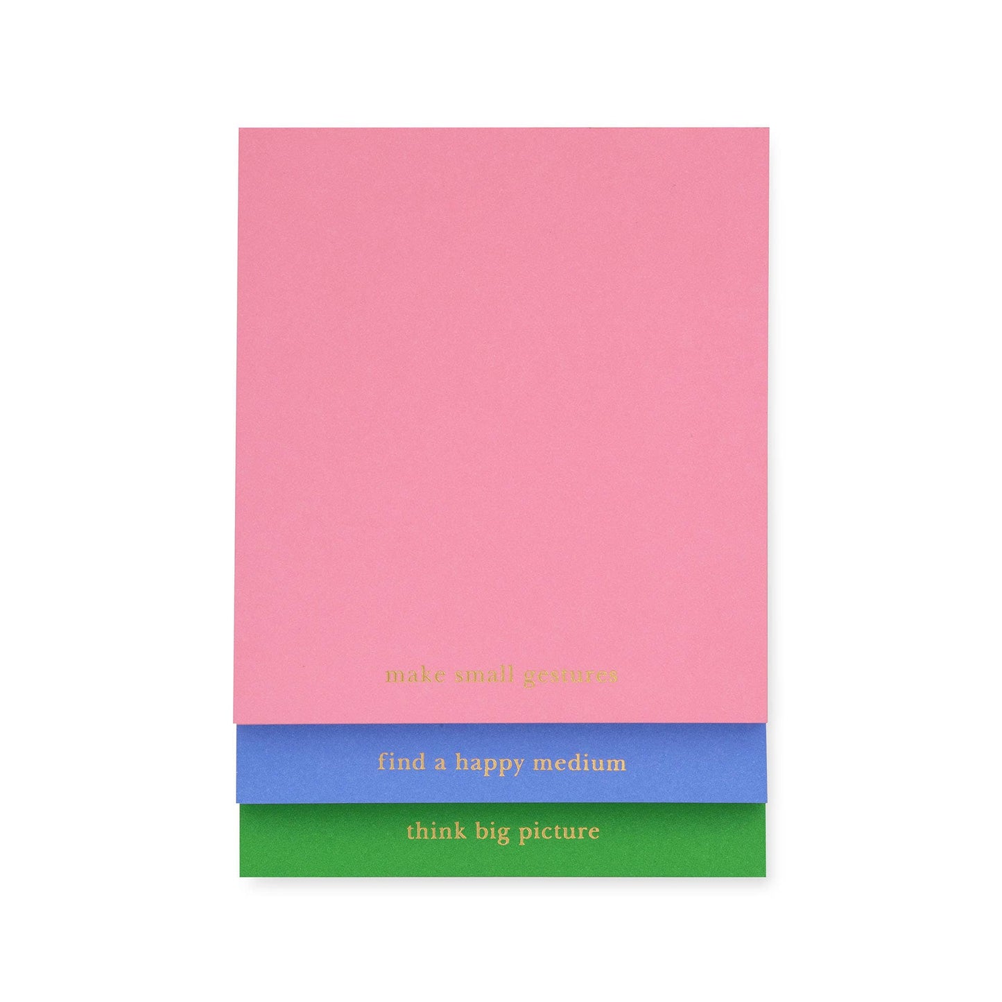 Stacked Notepad, Adventure Stripe
