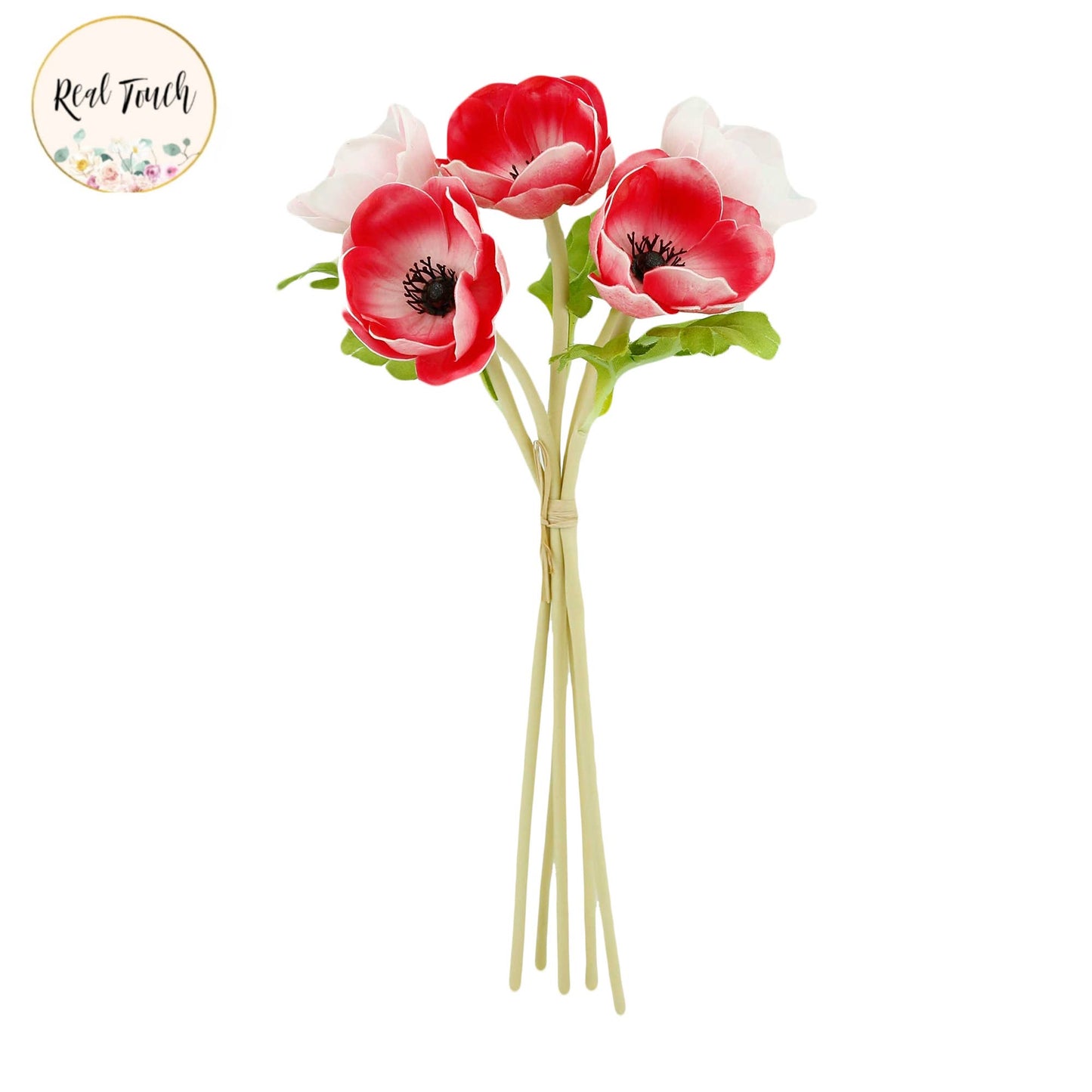12"Real Touch Anemone-5 Stem