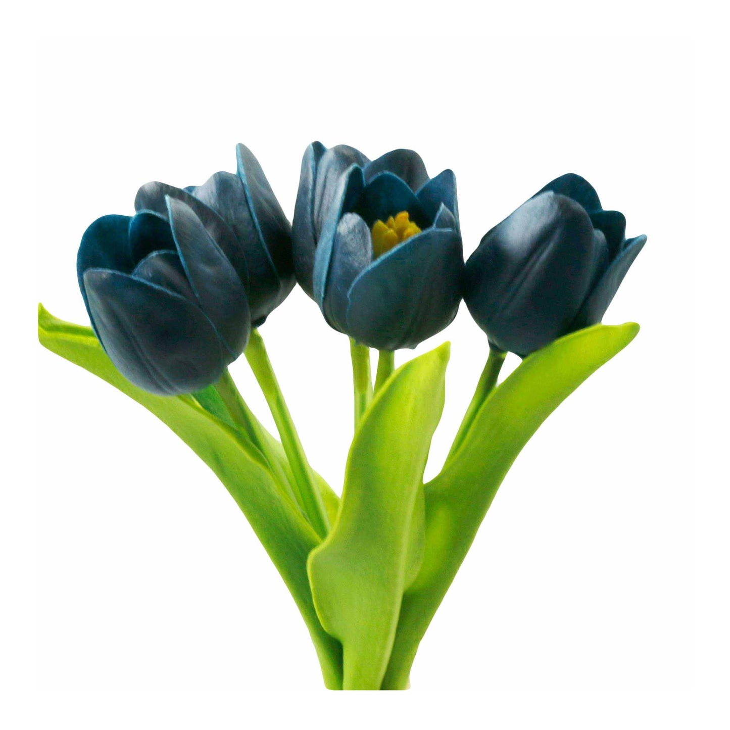 Pack of 5-stems Real Touch medium open tulip