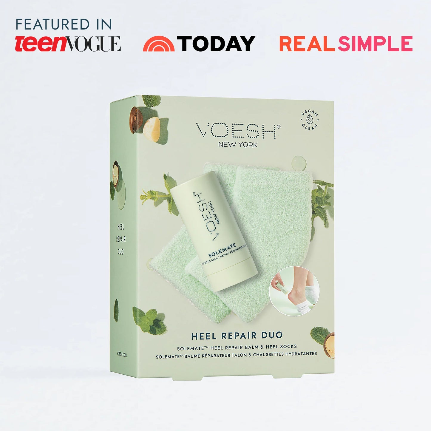 Mint Heel Repair Duo