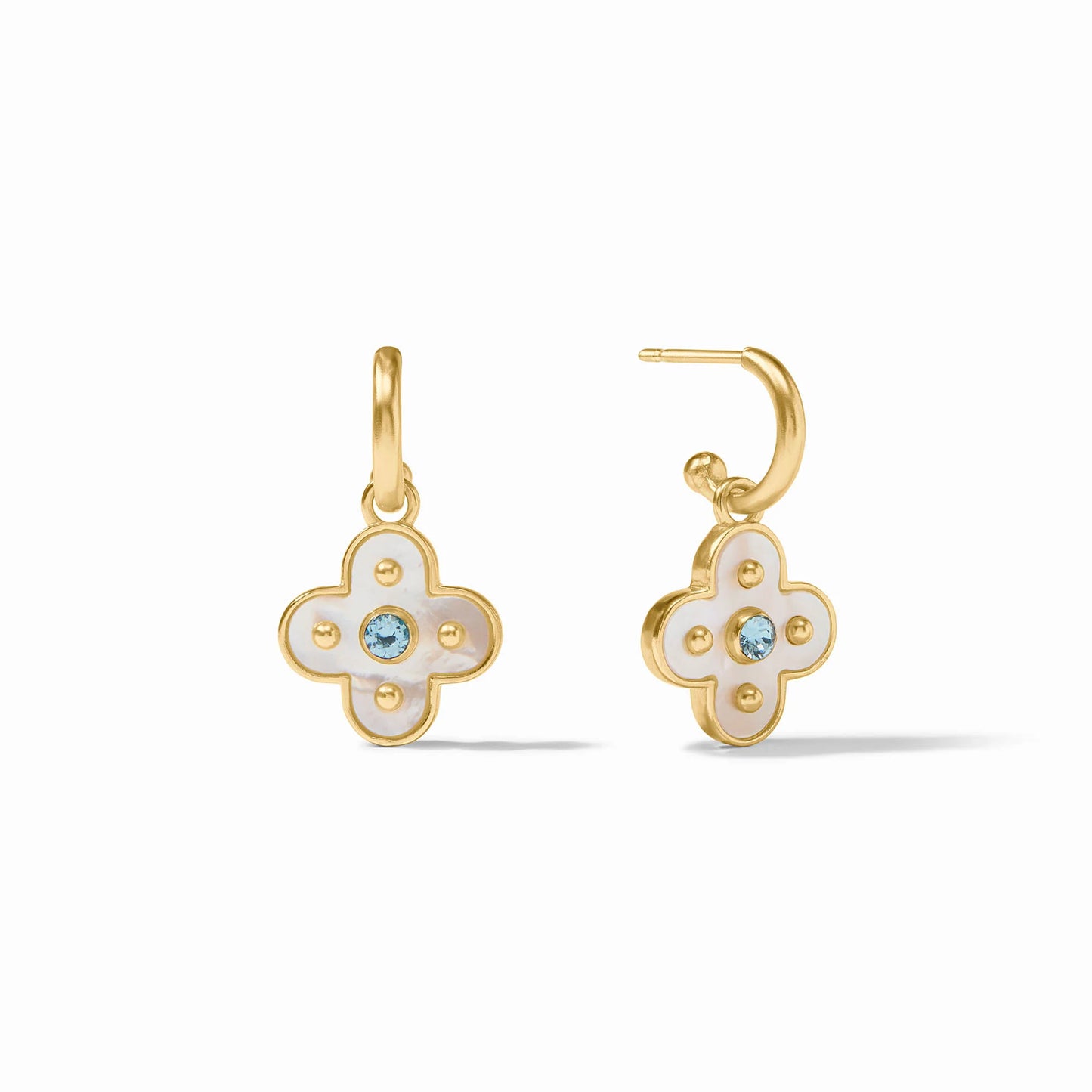Colette Statement Hoop & Charm Earring