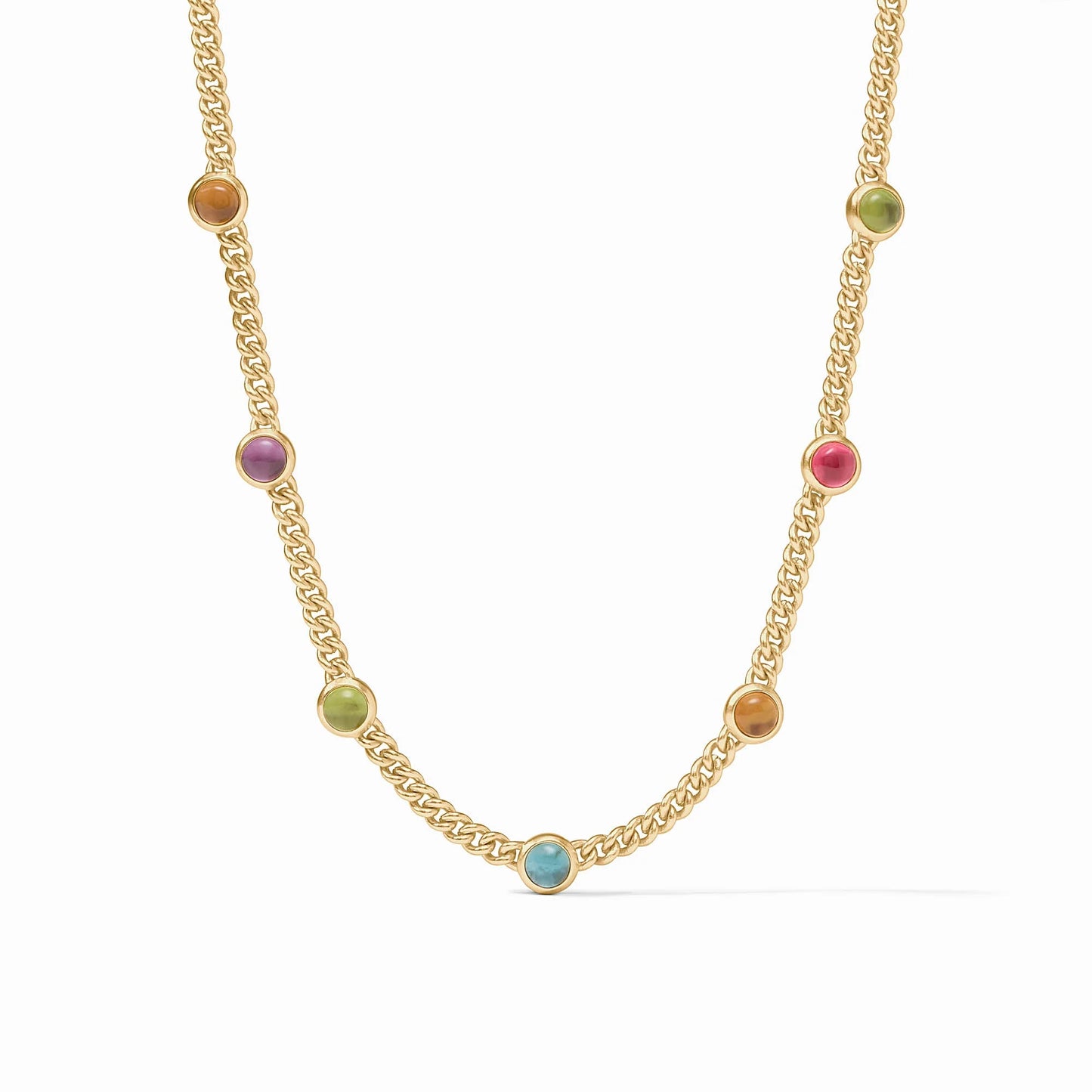 Dolce Delicate Station Necklace Multi-Stone