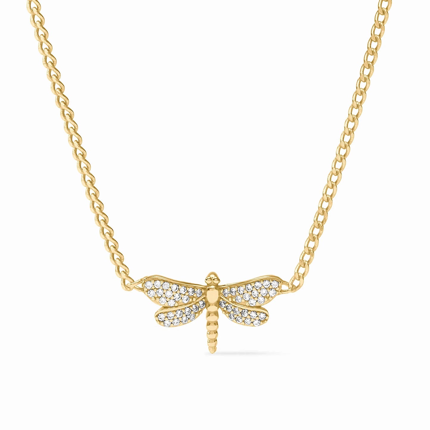 Dragonfly Pave Necklace | Julie Vos