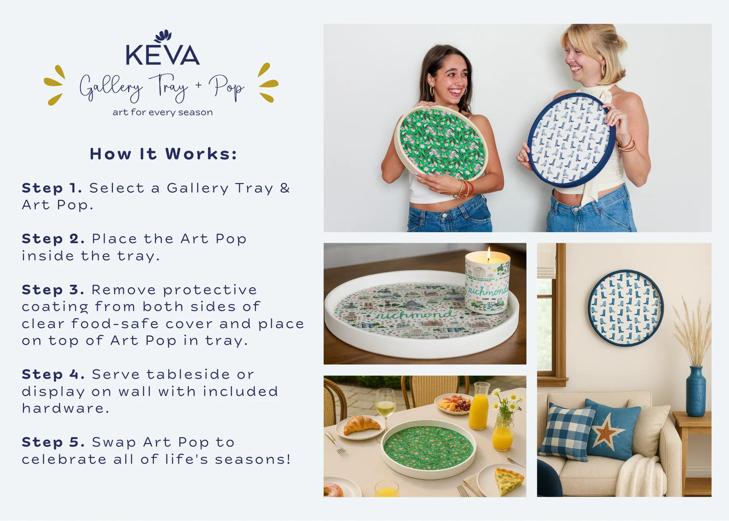Cocktails Tray Pop - Gallery Tray Insert