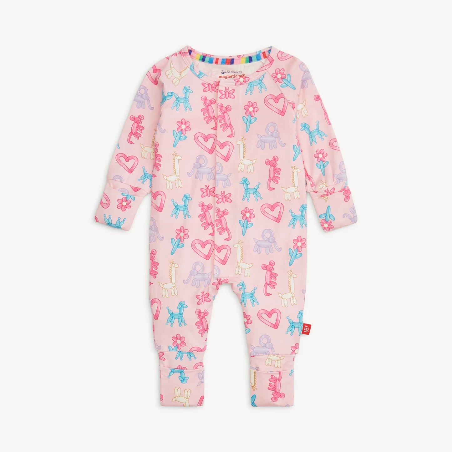 Pink Party Animals (Glow in the Dark) Convertible Coverall