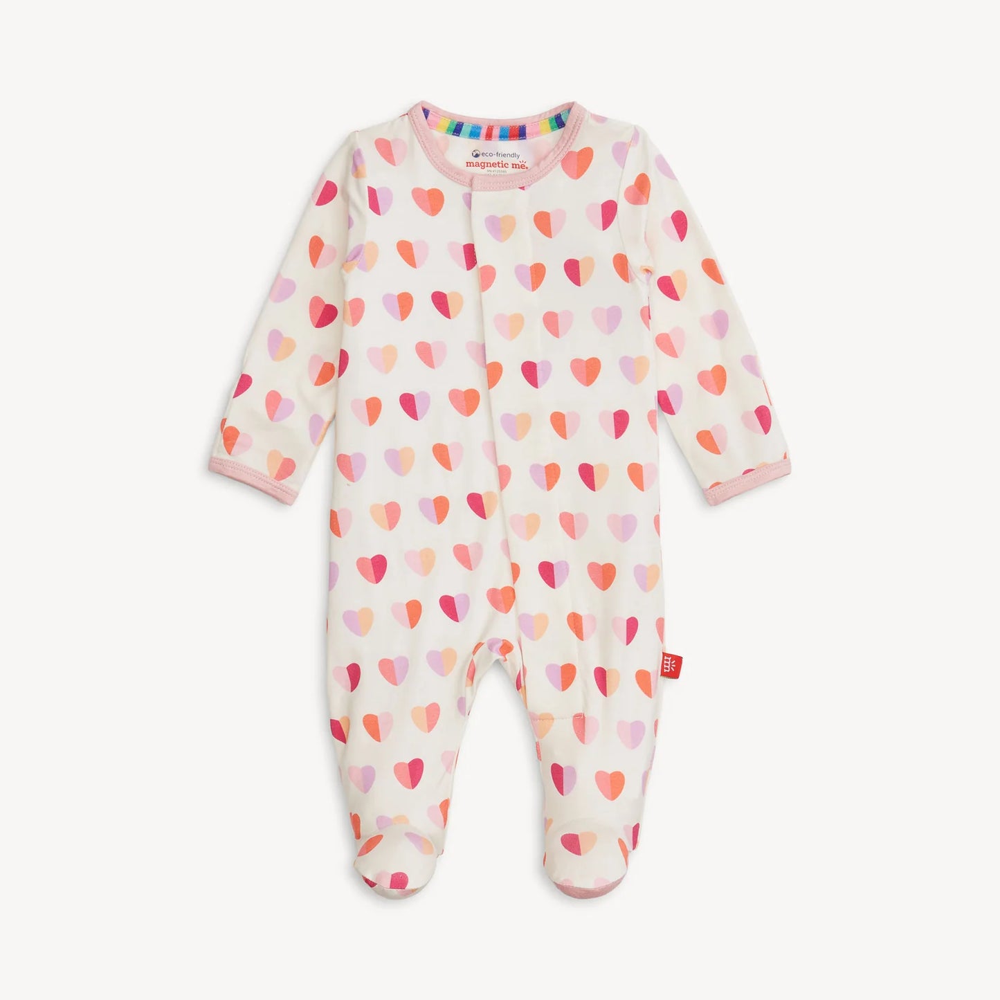Pink XOXO Magnetic Footie