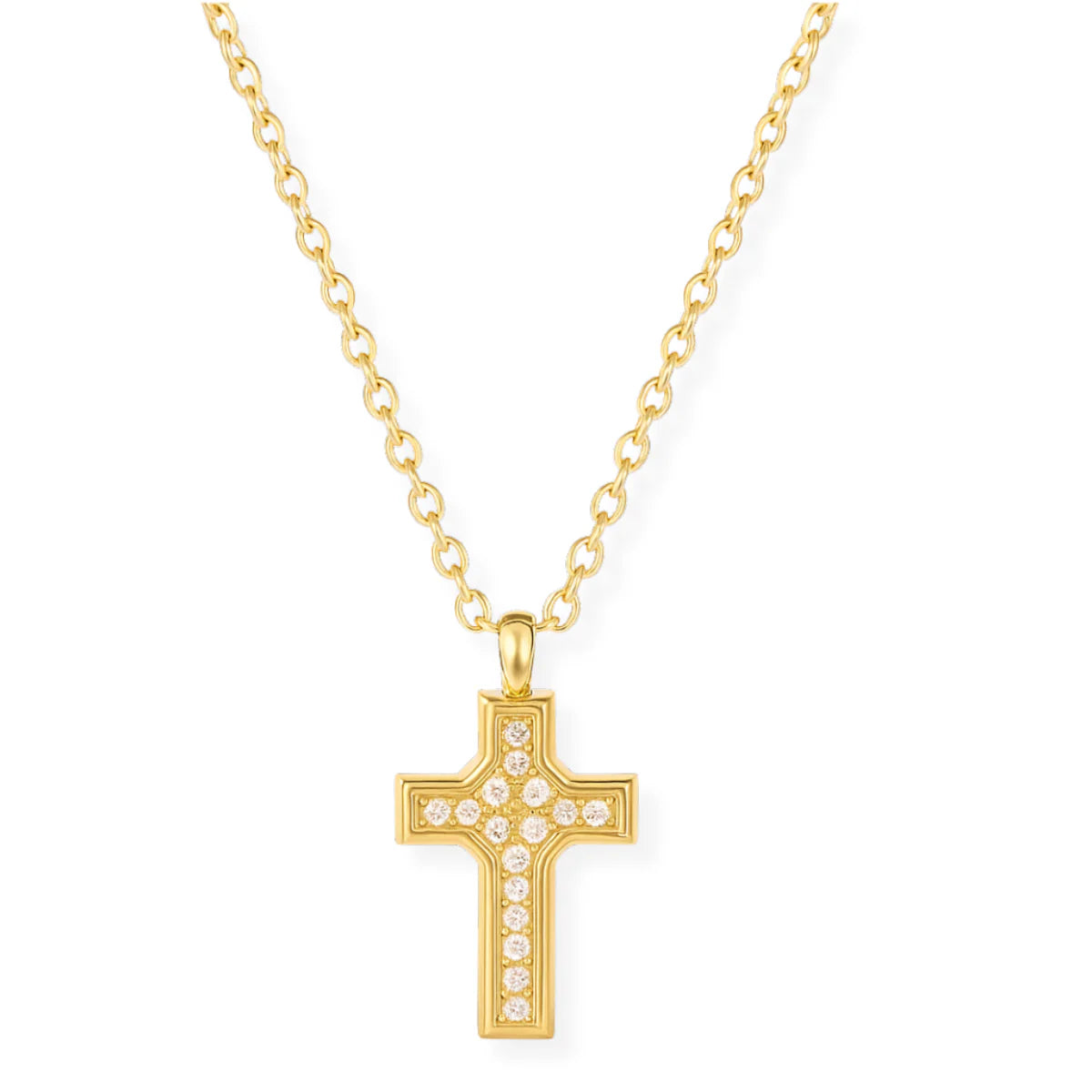 Wyatt Mini Cross Necklace