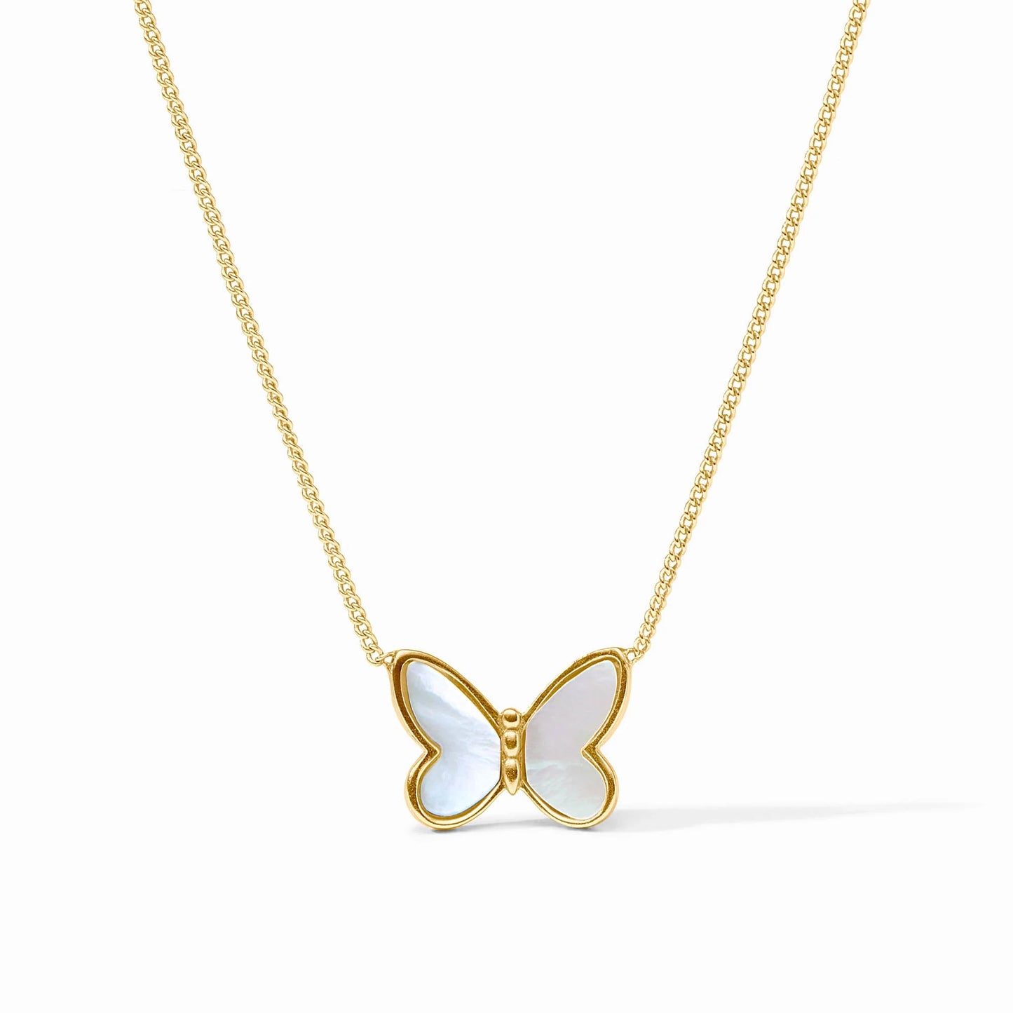 Papillon Delicate Necklace - Mother of Pearl